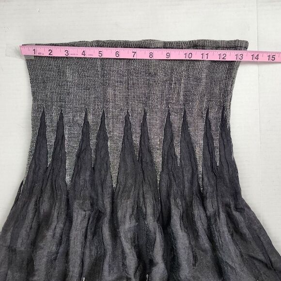 Anthropologie Lapis Strapless Long Dress Smocked Stretchy Upper Floral One Size - Picture 8 of 15